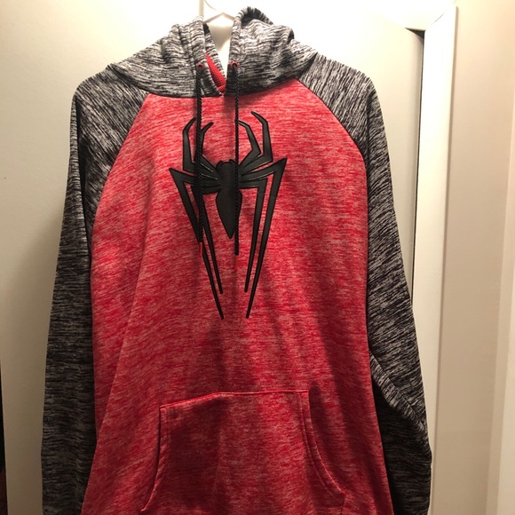 Men’s Marvel Spider-Man Hoodie - Picture 1 of 7